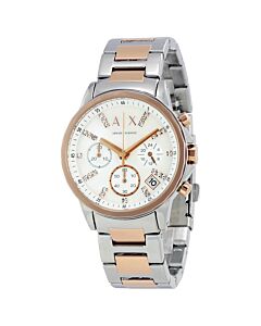 Women's Lady Banks Chronograph Stainless Steel Mother of Pearl Dial