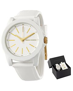 Women's Lady Banks Silicone White Dial Watch