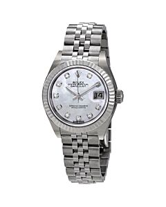 Women's Lady Datejust Stainless Steel Rolex Jubilee Mother of Pearl Dial