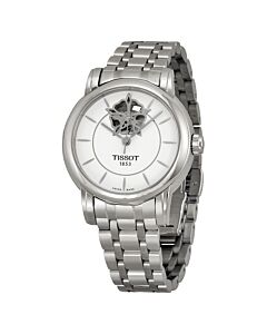 Women's Lady Heart Stainless Steel White Dial