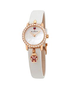 Women's Ladybird Ultraplate Leather Mother Of Pearl Dial