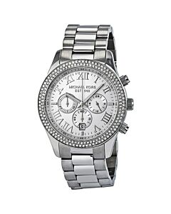 Women's Layton Chronograph Stainless Steel Silver Dial Watch