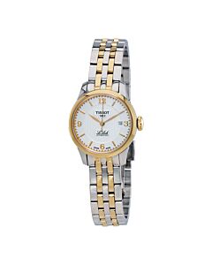 Women's Le Locle Two-tone (Silver and Gold PVD) Stainless Steel Silver Dial
