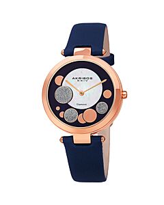 Women's Genuine Leather Blue Dial