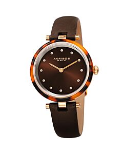 Women's Leather Brown Dial