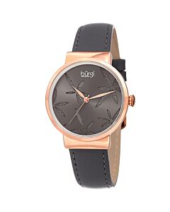 Women's Leather Grey Dial