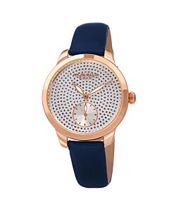 Women's Leather Blue Dial