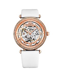 Women's Legacy Leather Rose Gold-tone Dial Watch