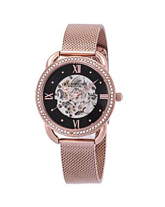 Women's Legacy Stainless Steel Black Dial Watch