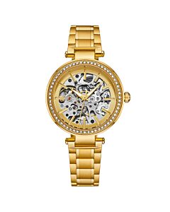 Women's Legacy Stainless Steel Gold-tone Dial Watch