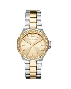 Women's Lennox Stainless Steel Gold Dial Watch