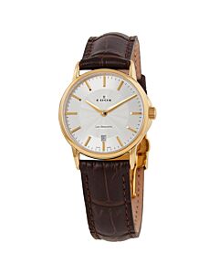 Womens-Les-Bemonts-Leather-White-Dial-Watch