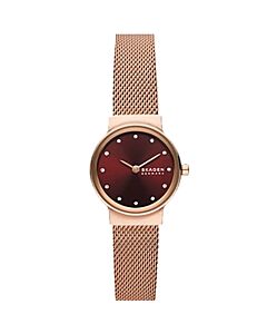 Women's Lille Stainless Steel Red Dial Watch