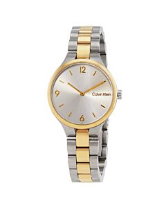 Women's Linked Stainless Steel Silver Dial Watch