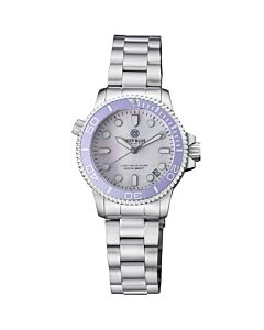 Women's Lizzy Blue Stainless Steel Mother of Pearl Dial Watch