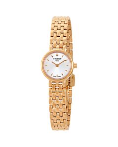 Women's Lovely Rose Gold-tone Stainless Steel Silver Dial