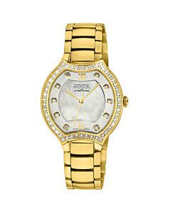 Women's Lugano Stainless Steel Mother of Pearl Dial Watch