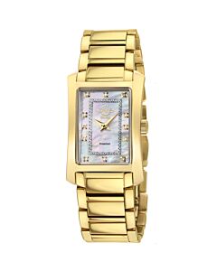 Women's Luino Stainless Steel Mother of Pearl Dial Watch