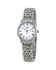 Women's Lyre Stainless Steel White Dial Watch