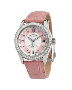 Women's M03-2 Leather White Dial Watch