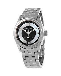 Women's M03-2 Stainless Steel Black guilloché and Mother of Pearl Dial
