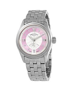 Women's M03-2 Stainless Steel Pink Mother of Pearl Dial