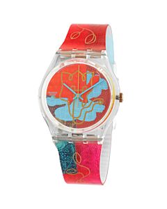 Women's Madan Plastic Multicolored Dial Watch