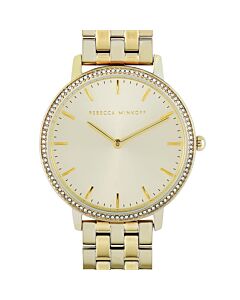 Women's Major Stainless Steel Gold Dial Watch