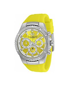 Women's Manta Silicone Yellow Dial Watch
