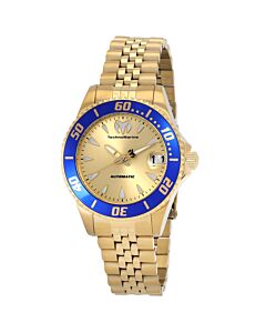 Women's Manta Stainless Steel Gold-tone Dial Watch