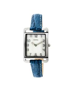 Women's Marisol Leather White Mother of Pearl Dial