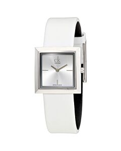 Women's Mark Leather Silver Dial Watch