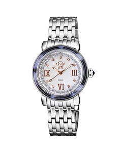 Women's Marsala Tortoise Stainless Steel Mother of Pearl Dial Watch