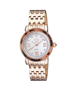 Women's Marsala Tortoise Stainless Steel Mother of Pearl Dial Watch