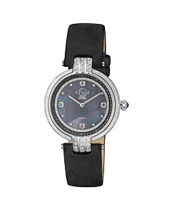 Women's Matera Genuine Leather Mother of Pearl Dial Watch