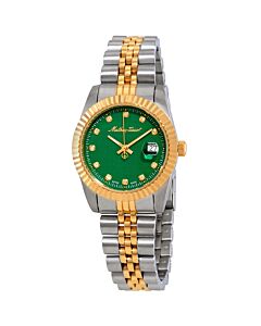 Women's Rolly III Stainless Steel Green Dial