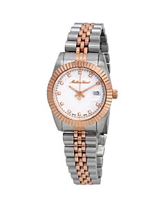 Women's Rolly III Stainless Steel White Dial