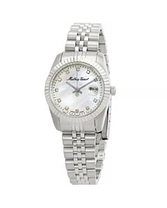 Women's Mathy III MOP Stainless Steel White Dial Watch