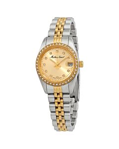 Women's Mathy IV Stainless Steel Champagne Dial Watch