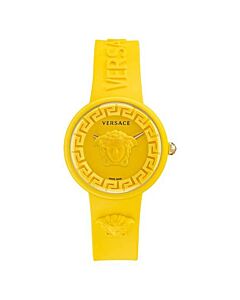 Women's Medusa Pop Silicone Yellow Dial Watch