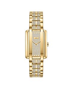 Women's Mink Petite Stainless Steel Gold-tone Dial Watch