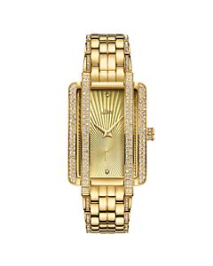 Women's Mink 18K Gold-Plated Stainless steel Gold Dial