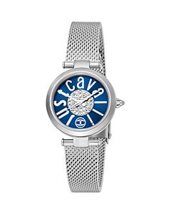 Women's Modena Stainless Steel Blue Dial Watch