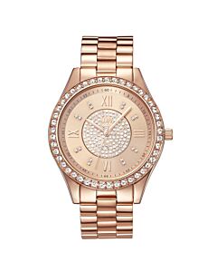 Women's Mondrian 18kt Rose Gold-plated Stainless Steel Rose Gold-tone Dial