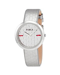 Women's My Piper Leather Grey Dial Watch