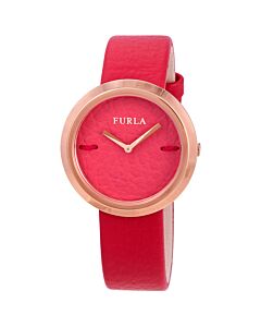 Women's My Piper Leather Pink Dial Watch