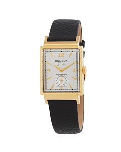 Women's My Way Leather Silver- Dial Watch