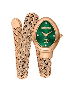 Women's Novara Stainless Steel Green Dial Watch