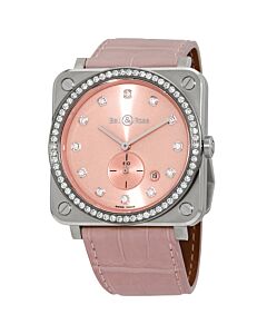 Women's Novarosa (Alligator) Leather Pink Dial Watch