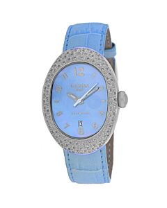 Women's Nuovo Leather Blue Dial Watch